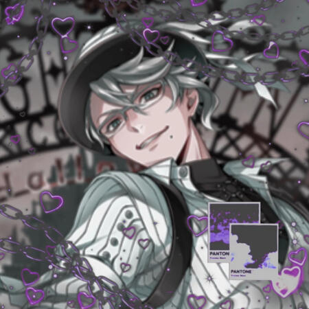 an image of the chracter azul ashengrotto from twisted wonderland, he has a confident smirk on his face